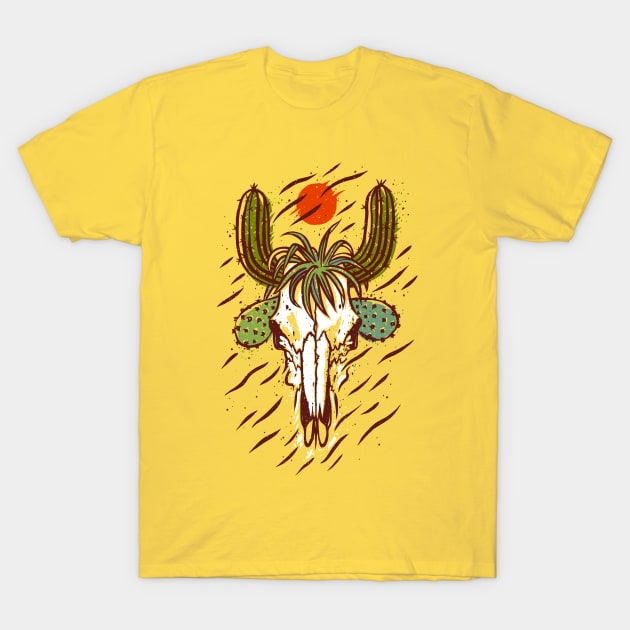 Desert bull T-Shirt by steppeua